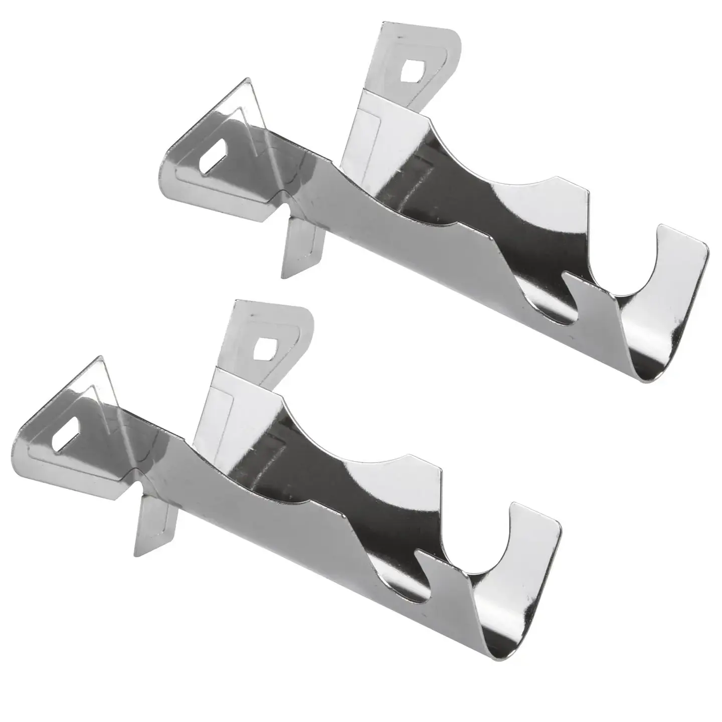 Soportes Para Barra De Cortina 12 Mm 2 Unidades Cromado 2