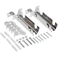 Soportes Doble Para Barra De Cortina 12 Mm 2 Unidades Plateado - Miniatura 2