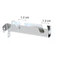 Soportes Doble Para Barra De Cortina 12 Mm 2 Unidades Plateado - Miniatura 5
