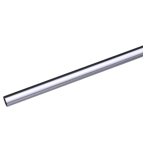 Tubo para cortina metal 12 mm 1,5 m barra cromada