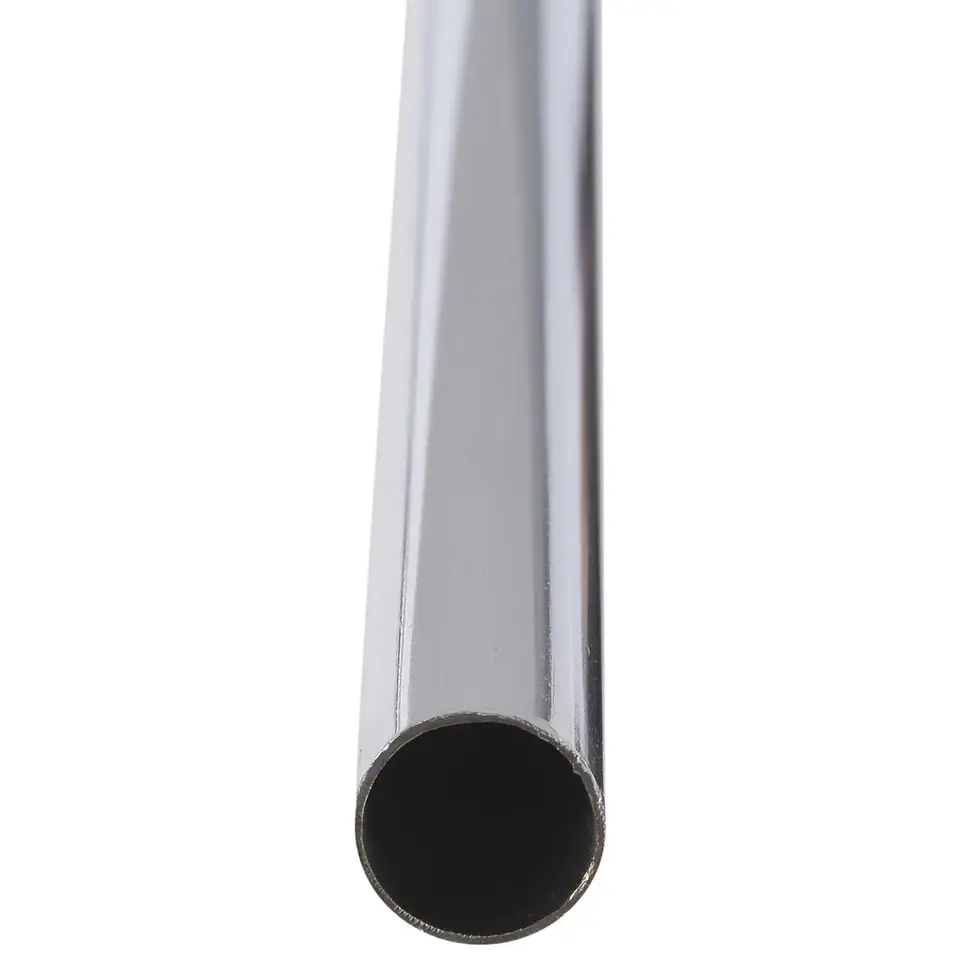Tubo para cortina metal 12 mm 1,5 m barra cromada 3