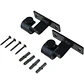 Soporte Simple Metálico para Techo 19 mm Negro - Miniatura 2