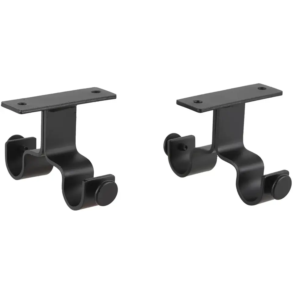 Soporte Doble Metálico para Techo 19 mm Negro 4
