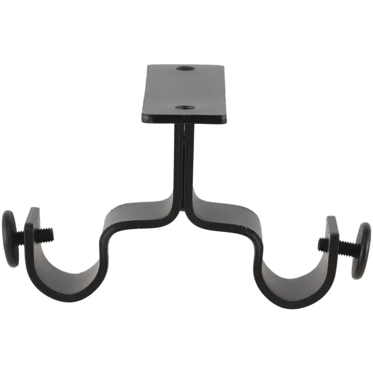 Soporte Doble Metálico para Techo 19 mm Negro 1