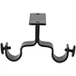 Soporte Doble Metálico para Techo 19 mm Negro - Miniatura 1
