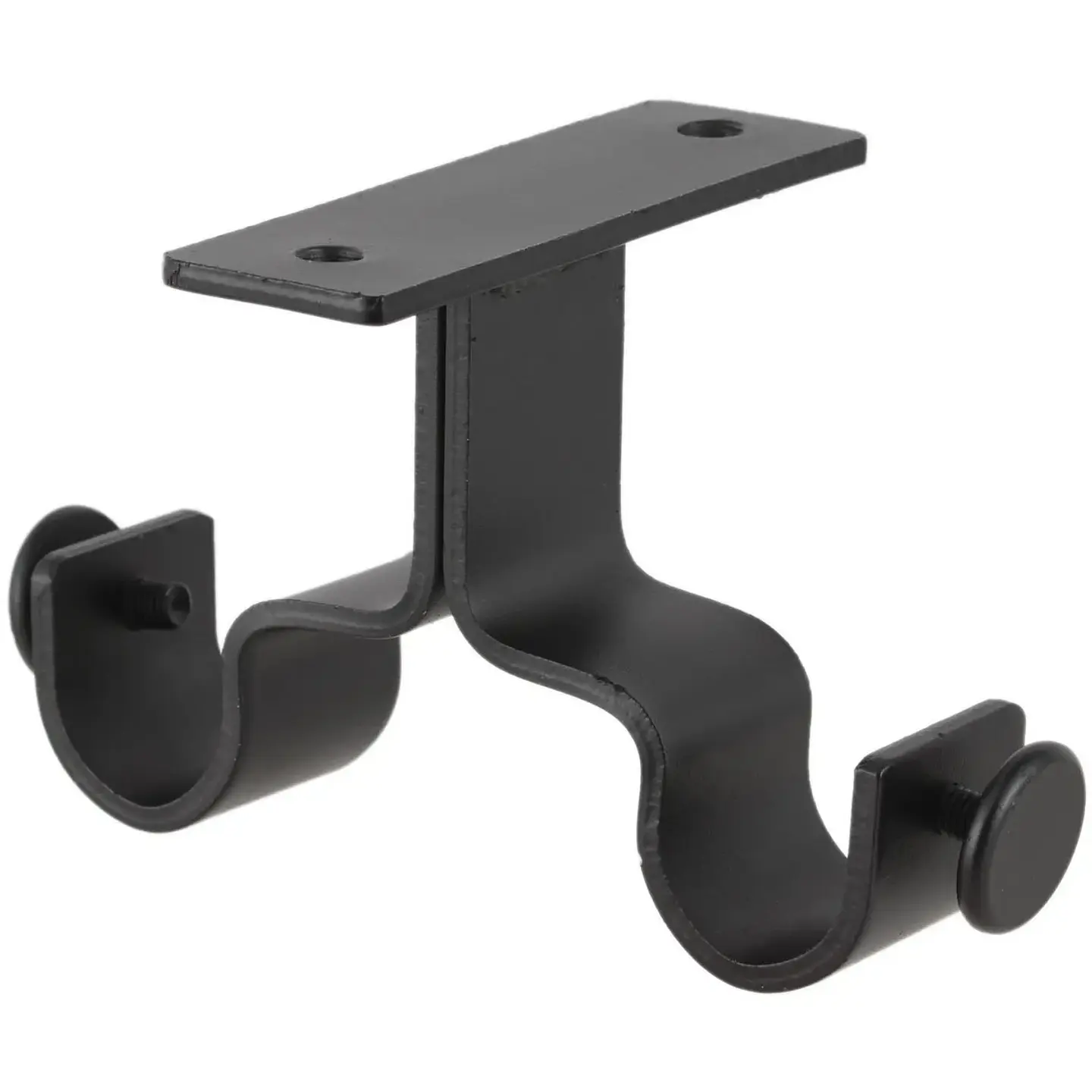 Soporte Doble Metálico para Techo 19 mm Negro 5