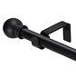 Tubo para cortina metal 19 mm Negro 1.5 m - Miniatura 2
