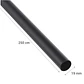 Tubo para Cortina Metálico 19 mm x 2,5 m Negro - Miniatura 1