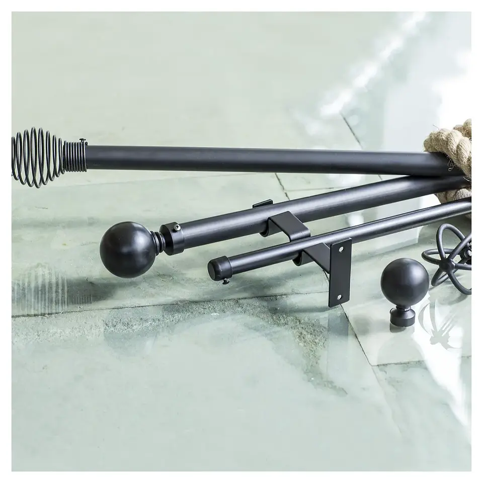 Tubo para Cortina Metálico 19 mm x 3 m Negro 3