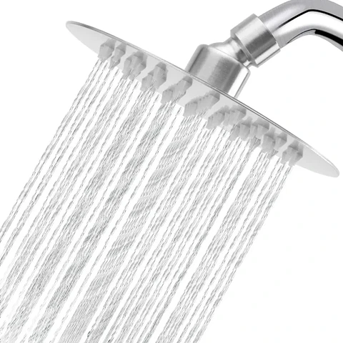Ducha De Lluvia Redonda 15cm Cromado