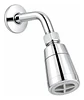 Brazo Ducha Cromada ABS Al Muro Con Difusor Cromado - Miniatura 2