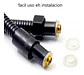 Manguera Flexible Negro Repuesto Ducha Extensible 2 Mtrs - Miniatura 3