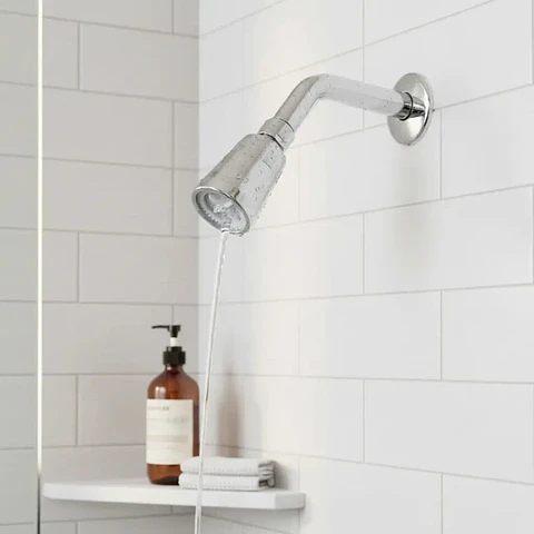 Brazo Ducha Cromada ABS Al Muro Con Difusor Cromado