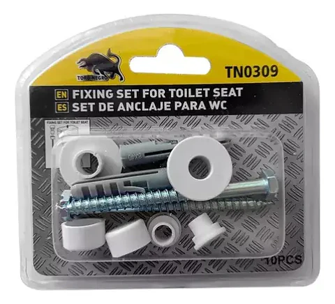2 Set Perno Anclaje Para WC Fijacion Inodoro Pernos Tarugos