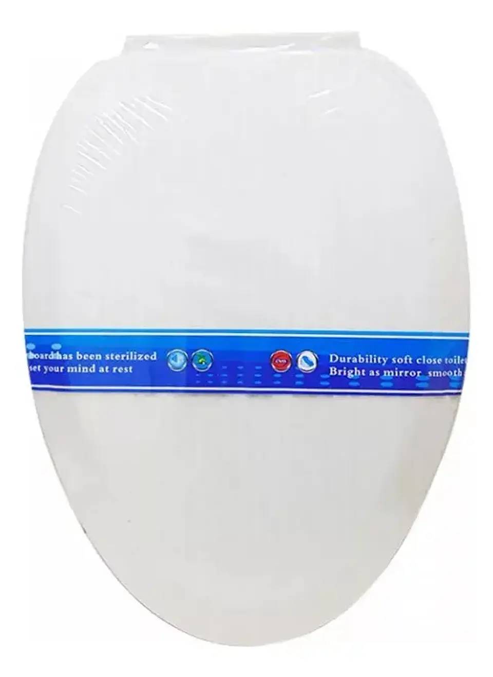 Tapa Asiento Para Baño WC Cierre Suave Y00397 Color Blanco 4