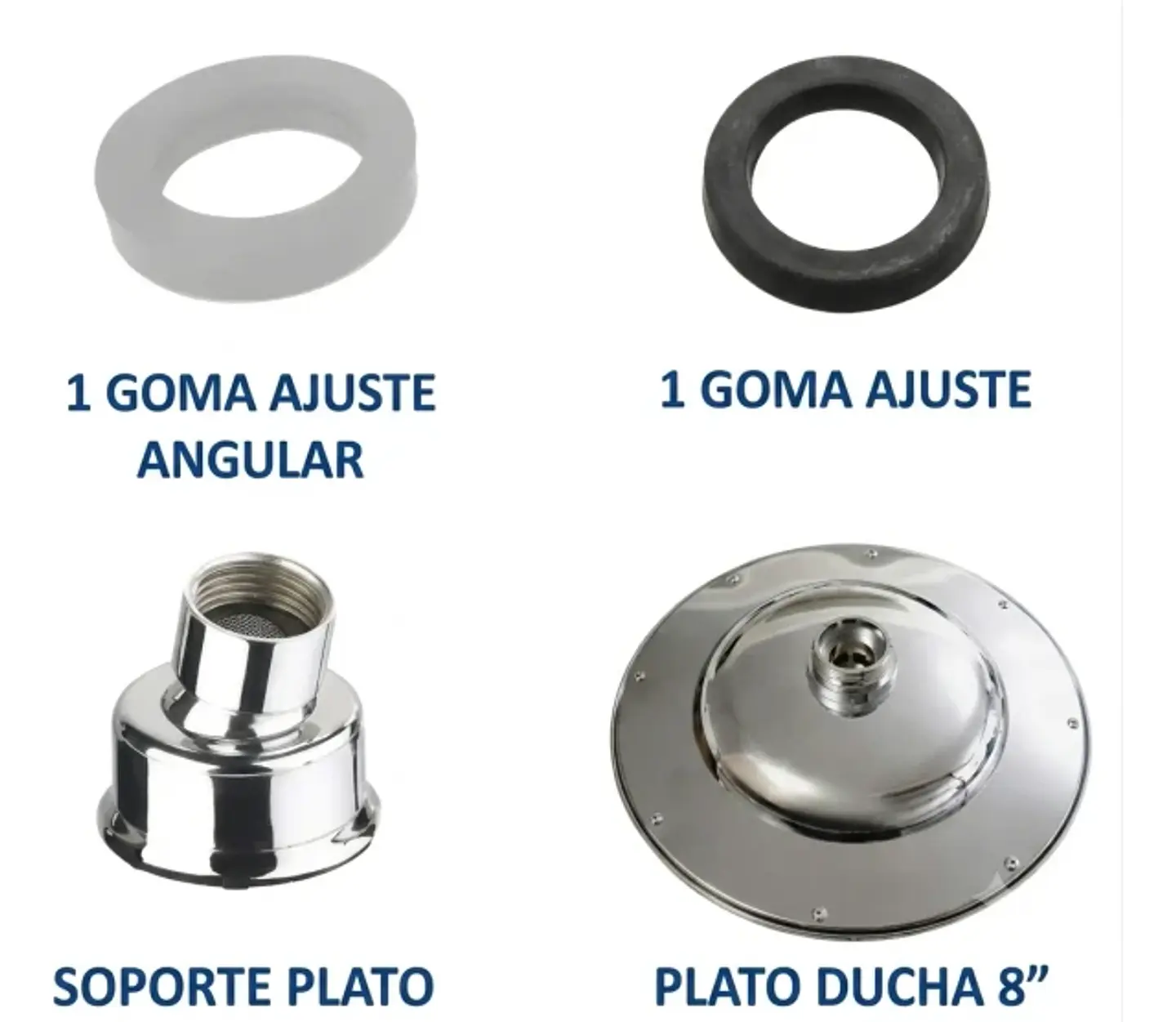Plato De Ducha Redondo ABS 8 Línea Ducha Taumm 3