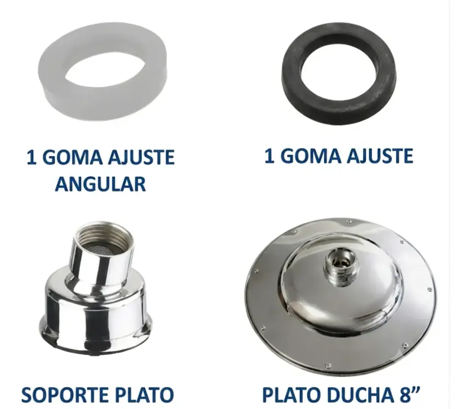 Plato De Ducha Redondo ABS 8 Línea Ducha Taumm 3