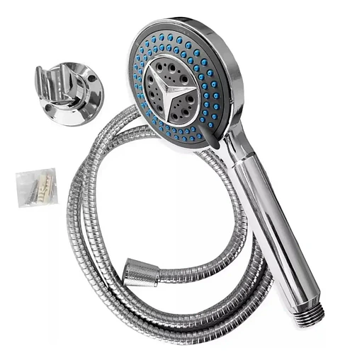 Set Ducha Teléfono Manguera Flexible Agua 150cm + Accesorios