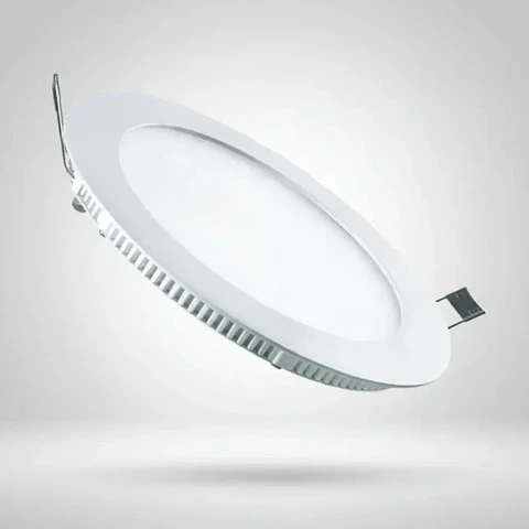 Foco Led Panel 18w Embutido Redondo Luz Fríacálidaneutra Estructura Neutra