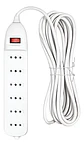 Alargador Zapatilla Eléctrica 6 Posiciones 5 Mtrs Certificado - Miniatura 1