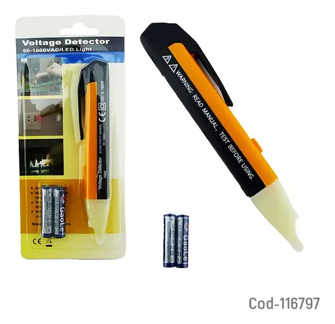 Tester Lápiz Luz Led Y Sonido Detecta De 90 A 1000v