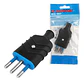 Enchufe Macho Volante 2p + Tierra 250v 10a 1500w Sello Sec - Miniatura 2