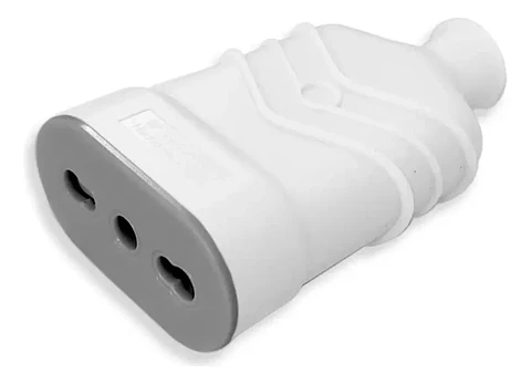 Enchufe Hembra Volante 2p + Tierra 10/16A Certificado Sec