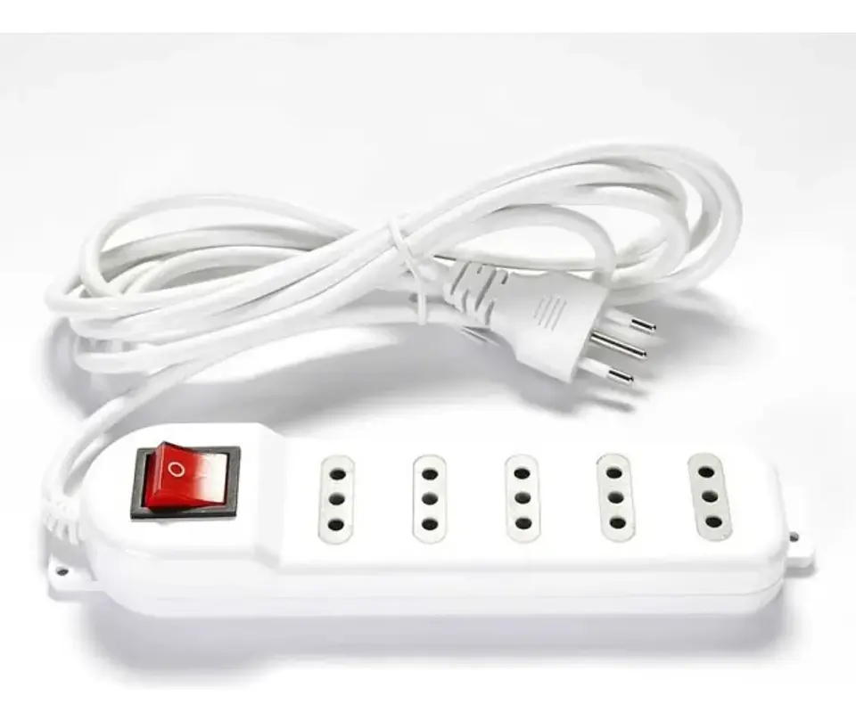 Alargador Zapatilla 5mts Con Switch Macrotel De 5 Posiciones 1