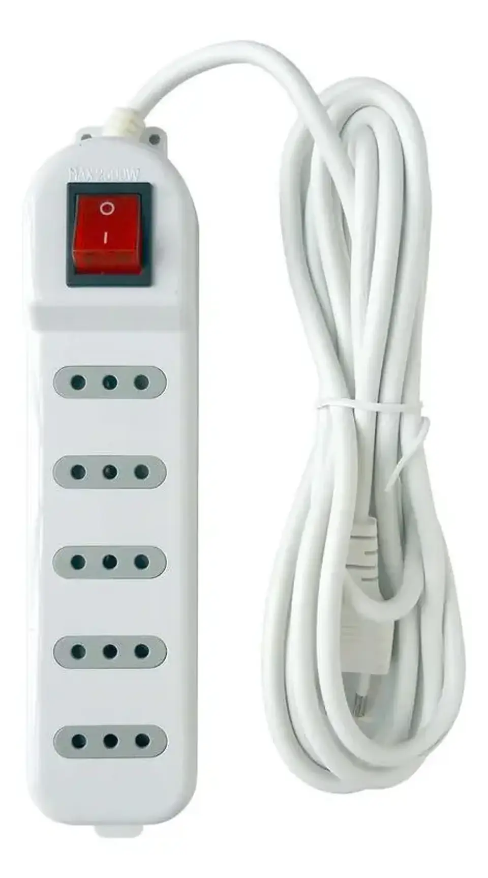 Alargador Zapatilla 5mts Con Switch Macrotel De 5 Posiciones 3