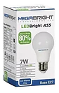 Ampolleta LED 7W E27 Luz Blanca Fría 6400K Megabright A55 10000h - Miniatura 4