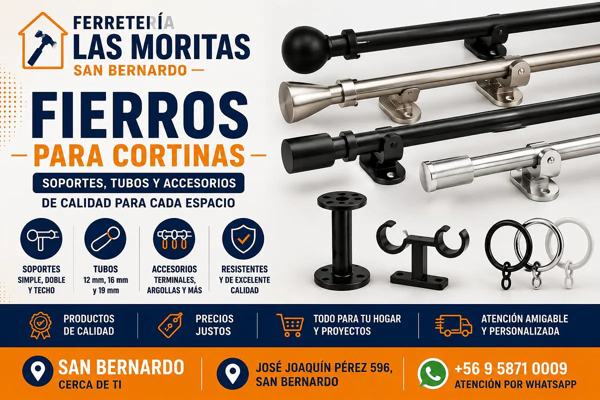 Fierros para Cortinas