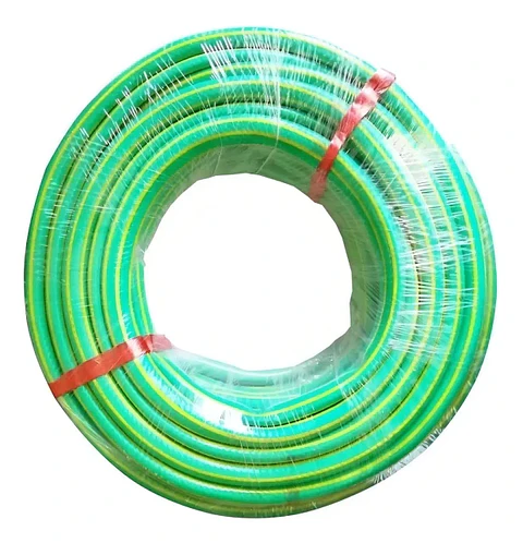 Manguera Jardín YTS Flexible 1/2 Pulgada 50m PVC VerdeAmarillo Reforzada
