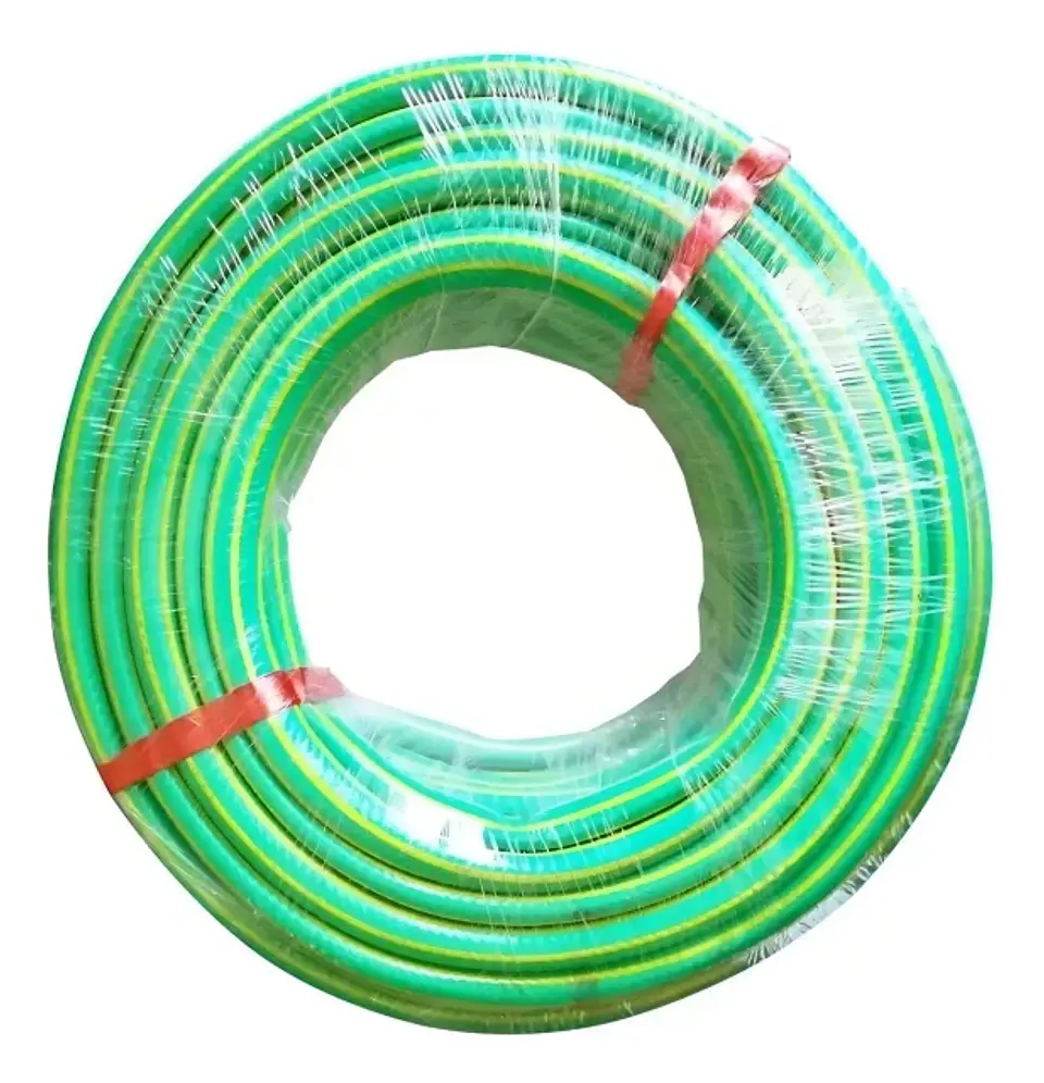 Manguera Jardín YTS Flexible 1/2 Pulgada 50m PVC VerdeAmarillo Reforzada 2
