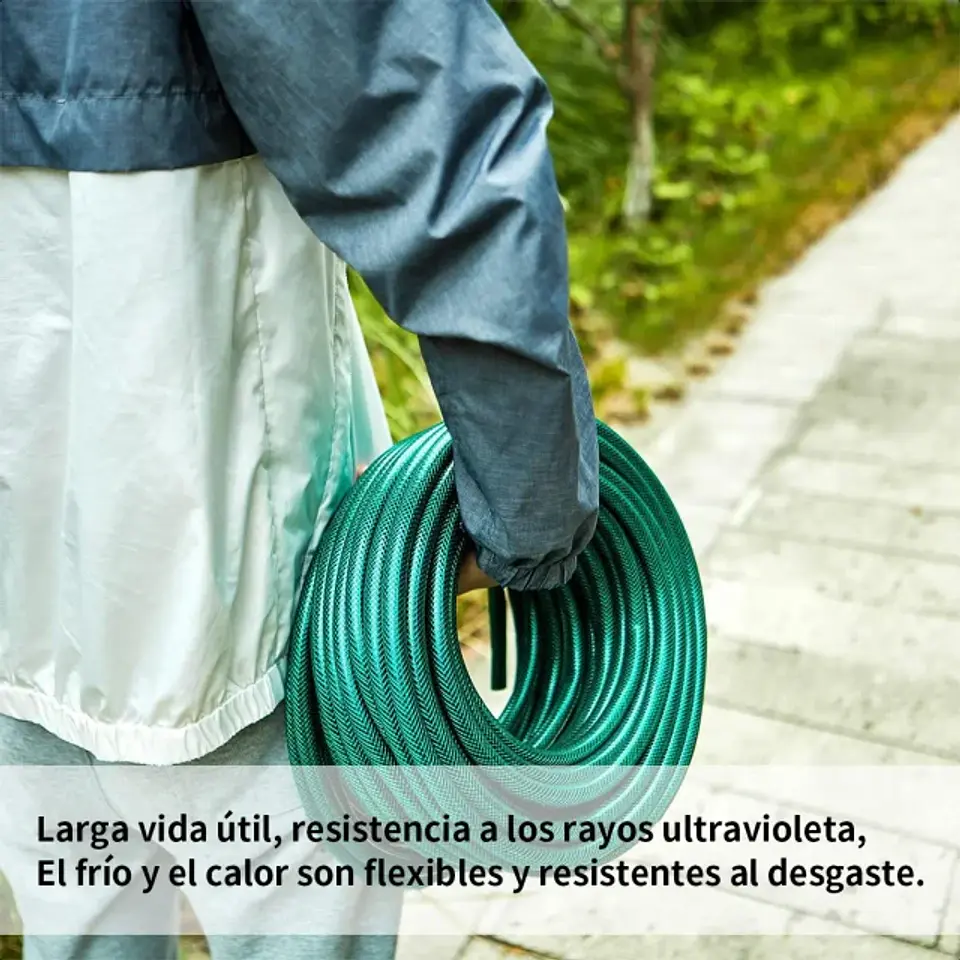 Manguera Jardin Reforzada 1/2 Pulgada 20 Mts Mas Accesorios 4