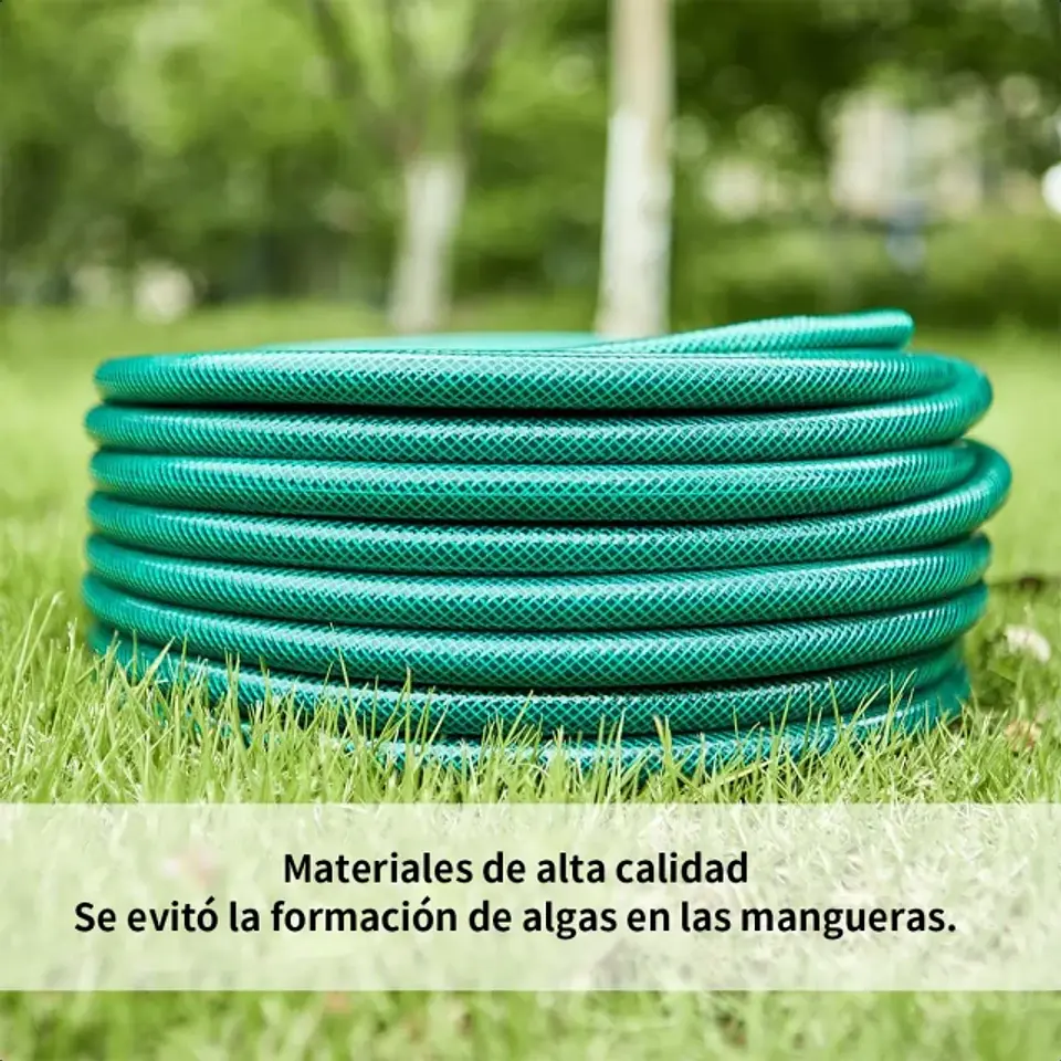 Manguera Jardin Reforzada 1/2 Pulgada 20 Mts Mas Accesorios 5