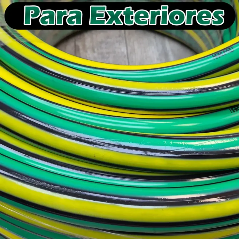 Manguera de Riego Hardpro Reforzada con Protección UV para Jardín, 1/2 5