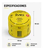 Cartucho Gas Butano con Válvula de Seguridad 190 g Yanes - Miniatura 2