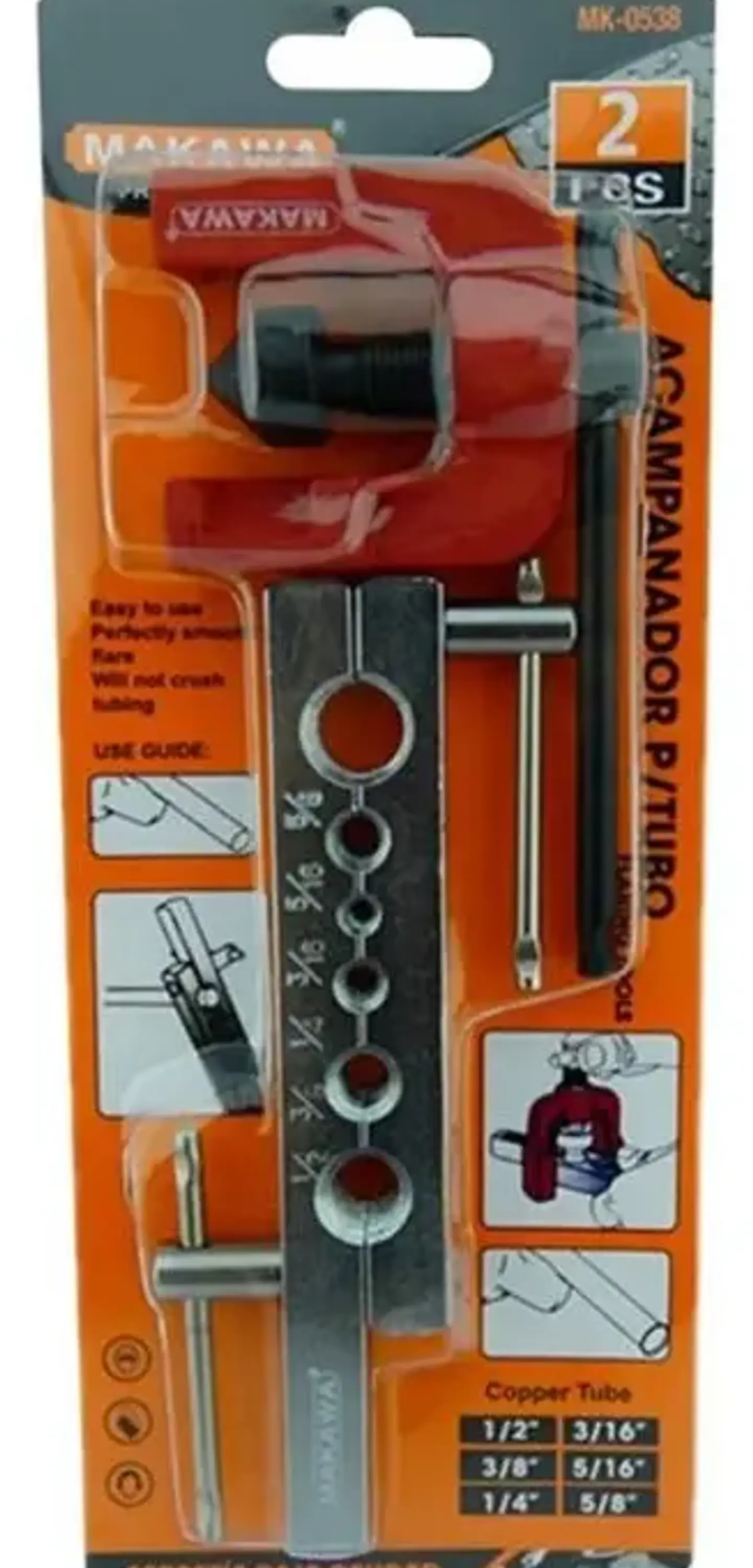 Kit Expandidor de Tubos para Cañerías de Cobre y Aluminio 2