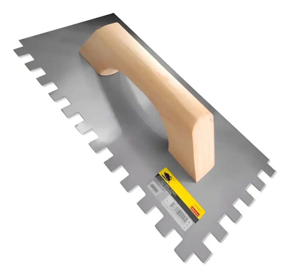 Llana Dentada Platacho 300 x 150 mm para Yeso y Cemento 1