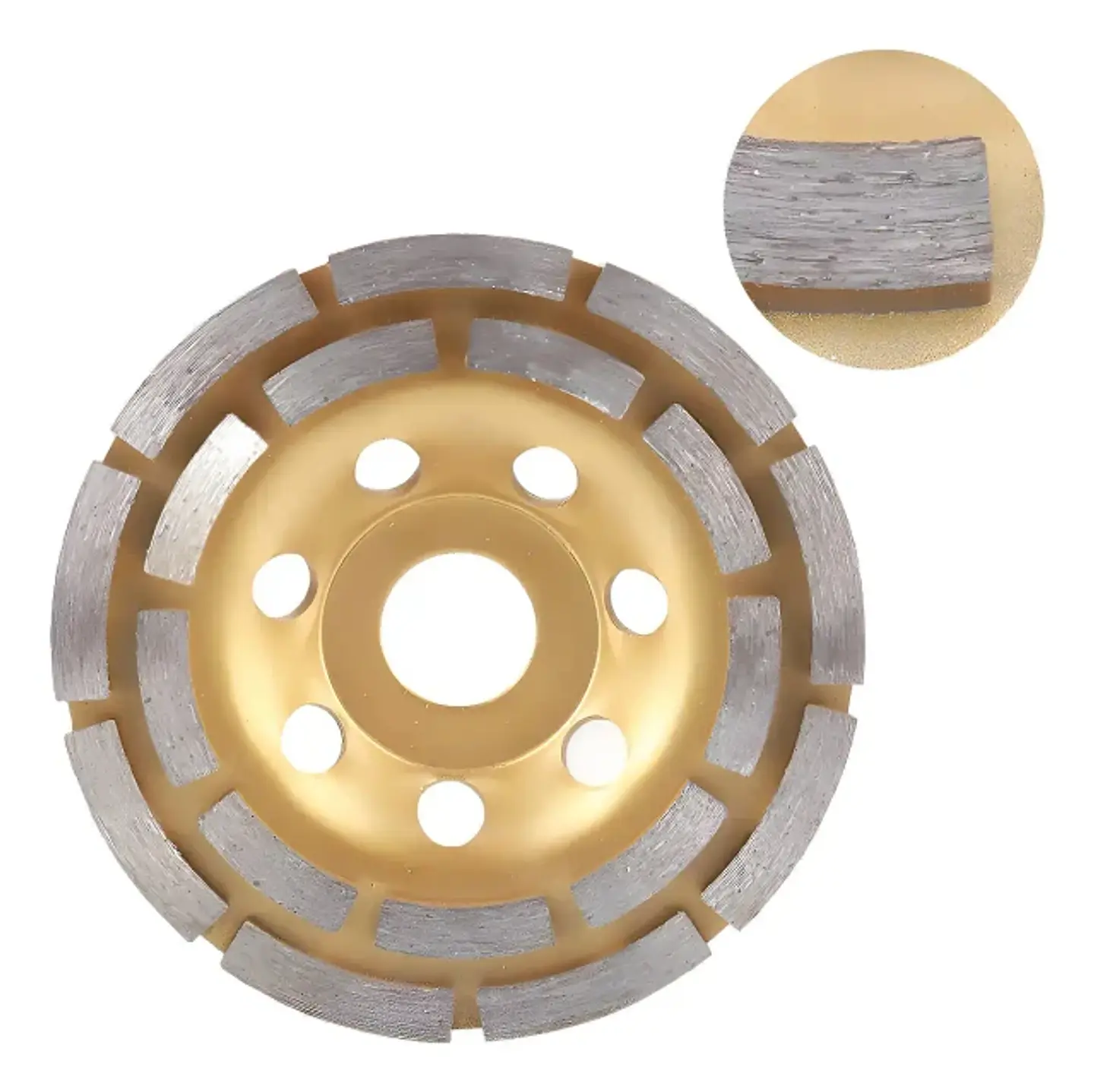 Disco de Pulir Diamantado Copa 115 mm 4 1/2 Doble Segmento 1