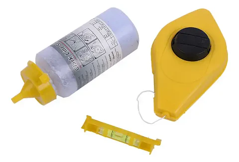 Tizador Tiralínea con Cuerda 15 Metros y Tiza Marcador 130 g