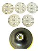 Disco Pulidor Velcro 115 mm con 5 Lijas para Taladro y Esmeril - Miniatura 3