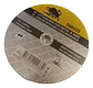 Pack 10 Discos de Corte Fino 230 x 1,9 mm Toro Negro para Metal e Inox - Miniatura 3