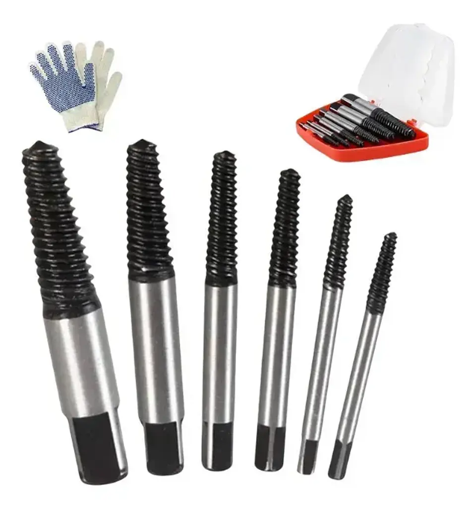 Set Extractor de Tornillos y Pernos Cortados 5 Piezas Toolmak 3
