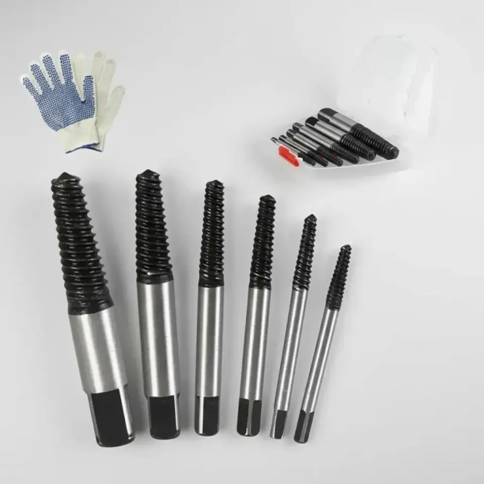 Set Extractor de Tornillos y Pernos Cortados 5 Piezas Toolmak 5