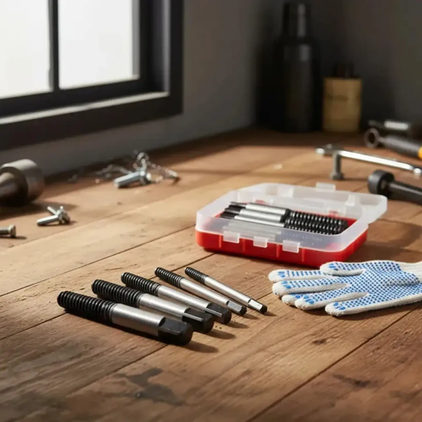 Set Extractor de Tornillos y Pernos Cortados 5 Piezas Toolmak 6