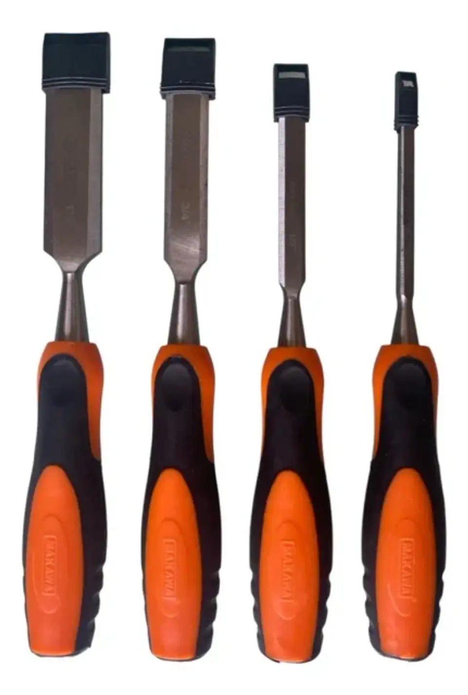Set 4 Formones Makawa Mk-0154 Acero Cromo Vanadio Para Madera 1