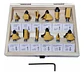 Juego 12 Fresas Madera Router 6.35mm 14 - Miniatura 1