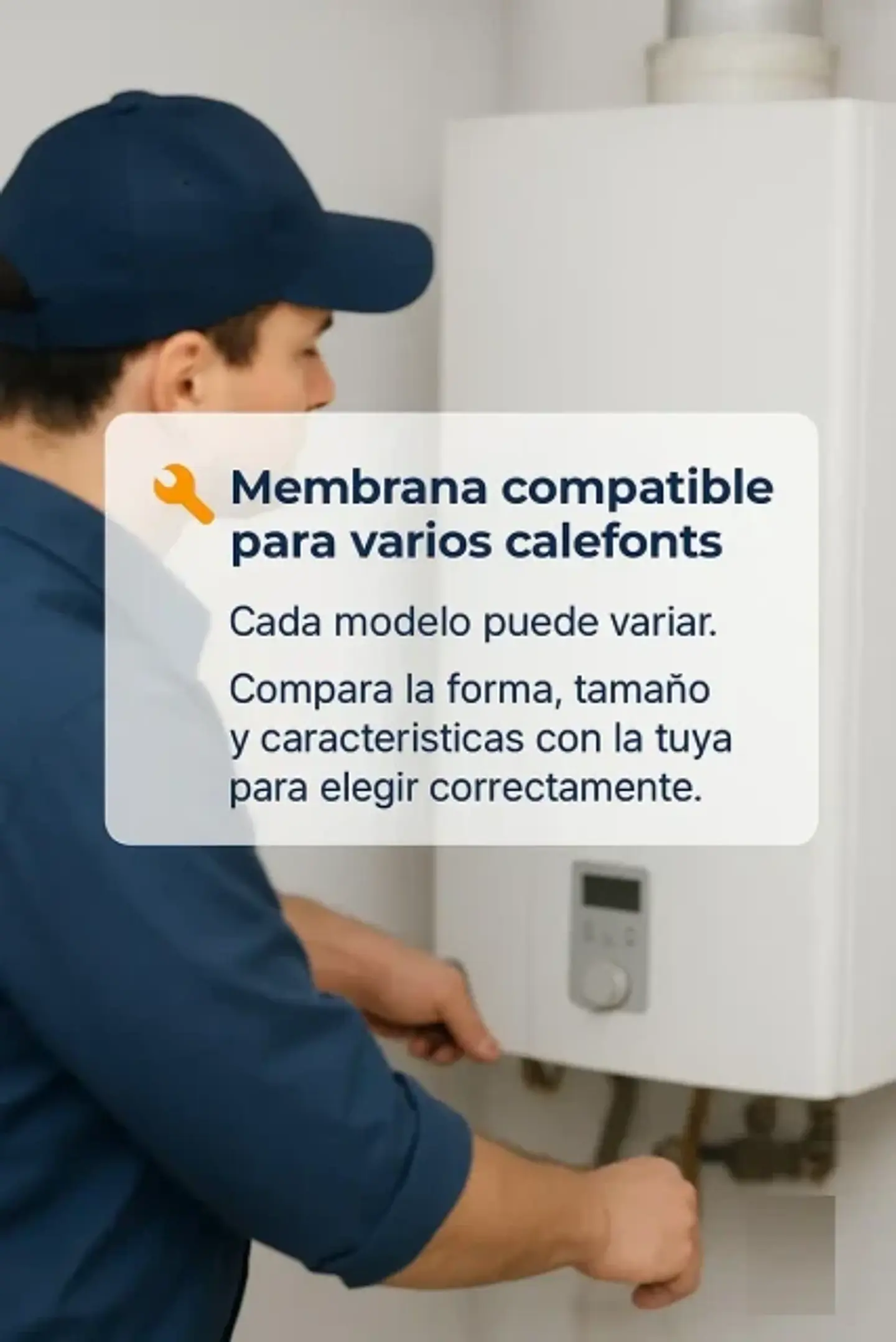 Membrana Repuesto Calefontt 9 Pernos 2