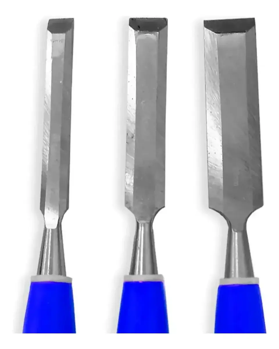 Kit Cinceles Formon 3 Piezas 1/2 - 3/4 Y 1 pulgada Formones Madera 2